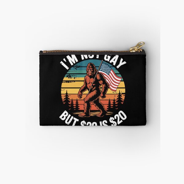 Item preview, USA Flag Bigfoot Funny Meme Joke designed and sold by CookWorldLaughs.