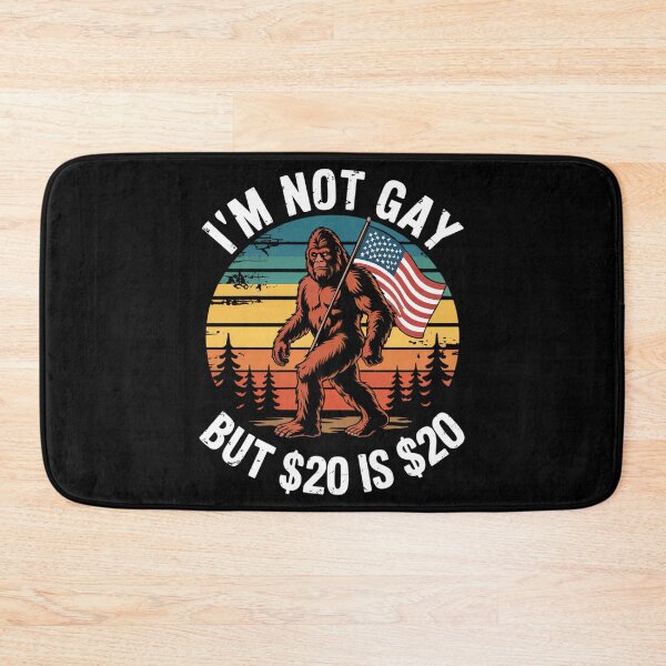 Item preview, USA Flag Bigfoot Funny Meme Joke designed and sold by CookWorldLaughs.