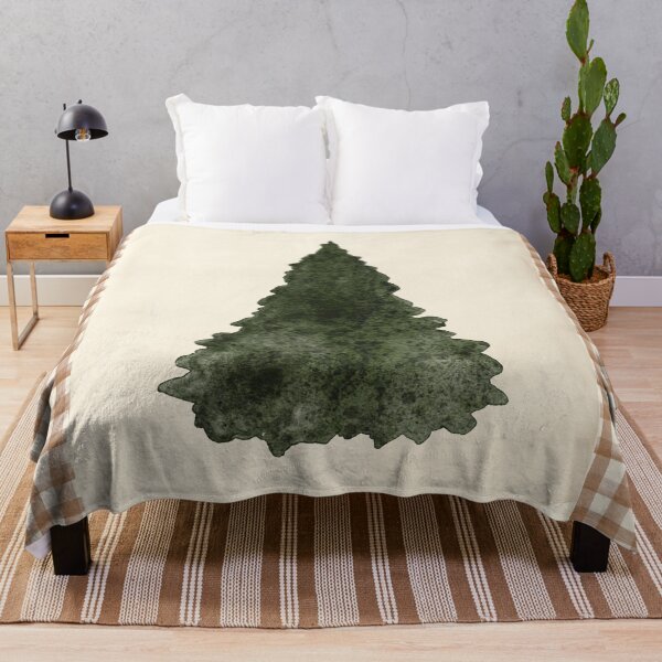 Item preview, Christmas tree, rustic retro gingham, cottagecore vintage Christmas designed and sold by ArticraftShop.