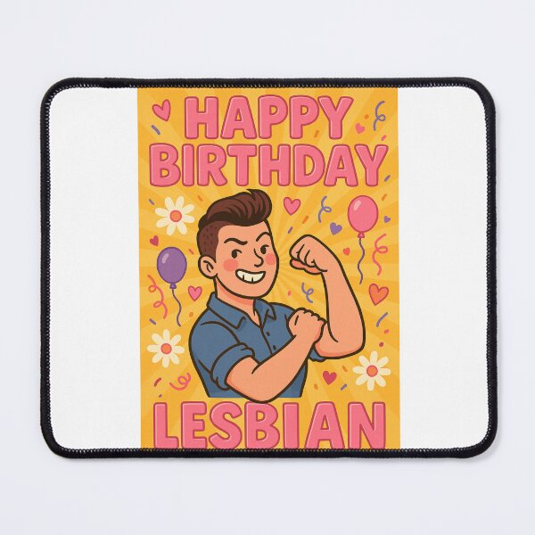 Item preview, Happy Birthday Lesbian – Butch Energy and Celebration designed and sold by Aryabek.