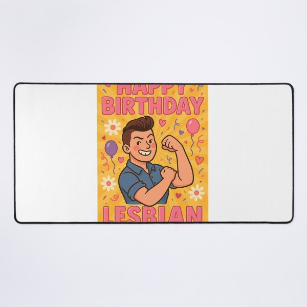 Item preview, Happy Birthday Lesbian – Butch Energy and Celebration designed and sold by Aryabek.