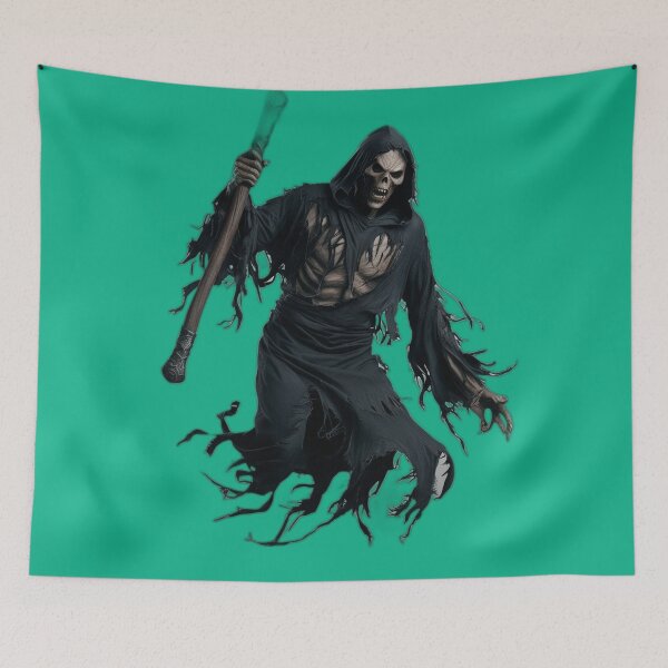 Item preview, Ghostly figure with a scythe designed and sold by AJTees99.