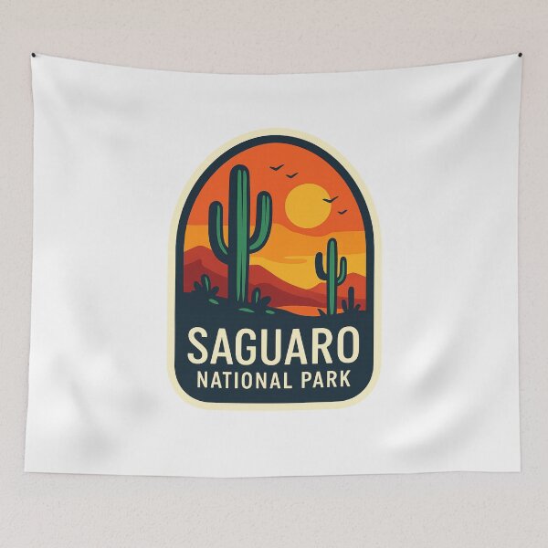 Item preview, Saguaro National Park – Sunset Over Sonoran Desert designed and sold by Aryabek.