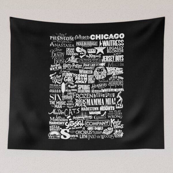 Item preview, Broadway Musical Logos designed and sold by Leelnganathan.