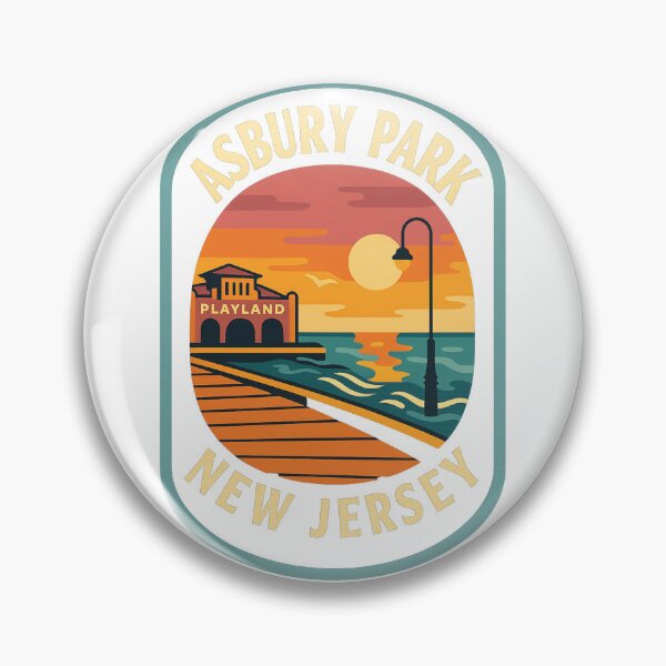 Item preview, Asbury Park New Jersey – Sunset at Playland Boardwalk designed and sold by Aryabek.