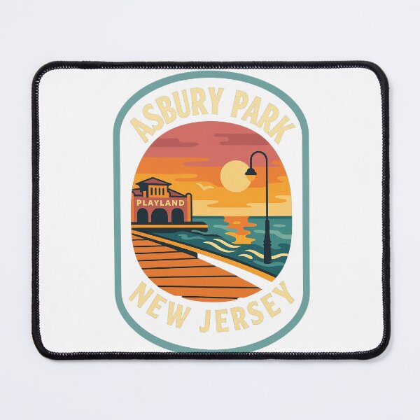 Item preview, Asbury Park New Jersey – Sunset at Playland Boardwalk designed and sold by Aryabek.