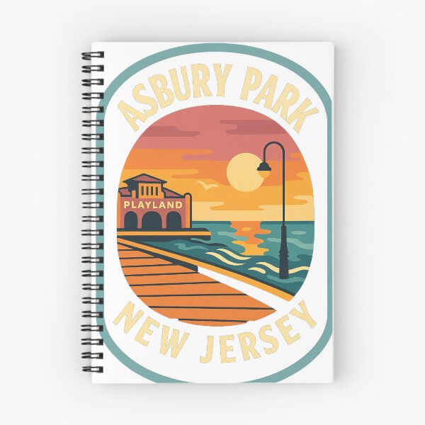 Item preview, Asbury Park New Jersey – Sunset at Playland Boardwalk designed and sold by Aryabek.