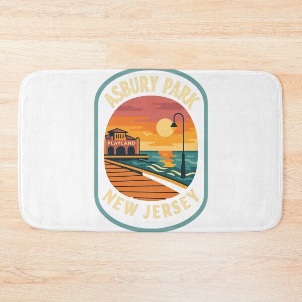 Item preview, Asbury Park New Jersey – Sunset at Playland Boardwalk designed and sold by Aryabek.