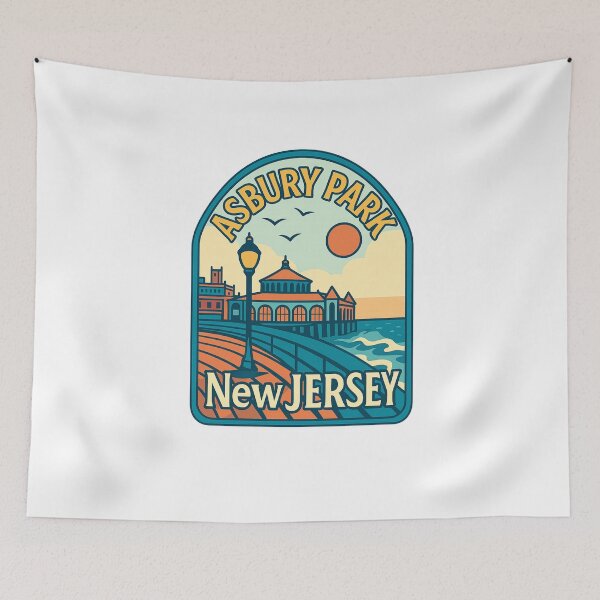 Item preview, Asbury Park New Jersey – Oceanfront Promenade and Pavilion designed and sold by Aryabek.