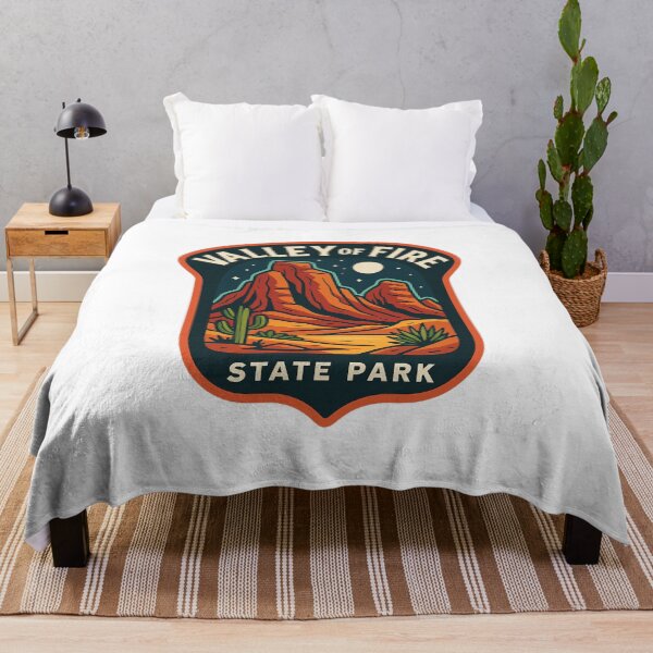 Item preview, Valley of Fire State Park – Nevada Desert Under Moonlight designed and sold by Aryabek.