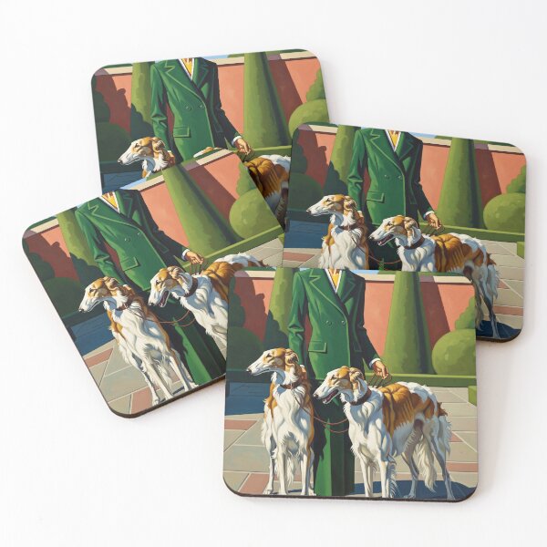 Item preview, The Ivory Hound - Original Art Deco Artwork designed and sold by elektronen.