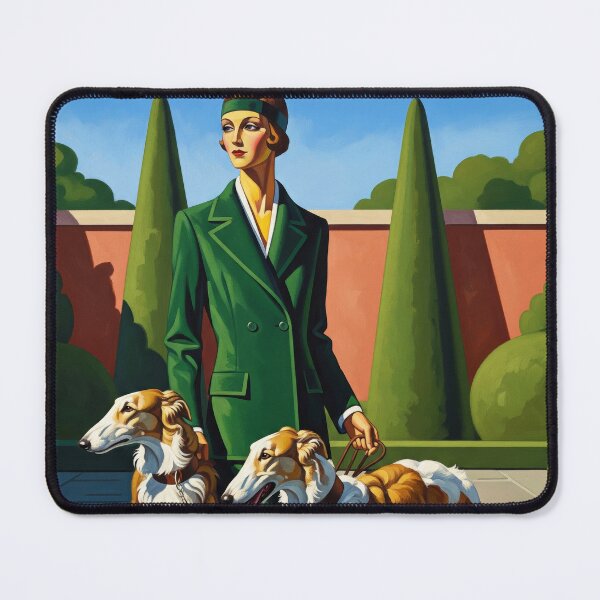 Item preview, The Ivory Hound - Original Art Deco Artwork designed and sold by elektronen.