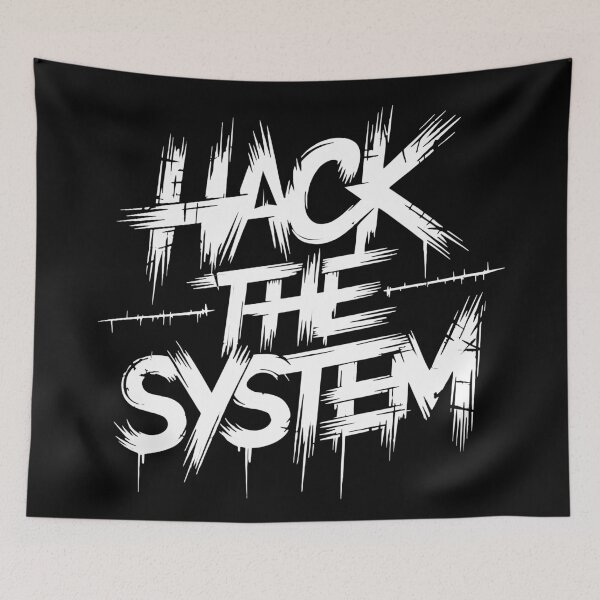 Item preview, Hack the system designed and sold by QuanntixArt.