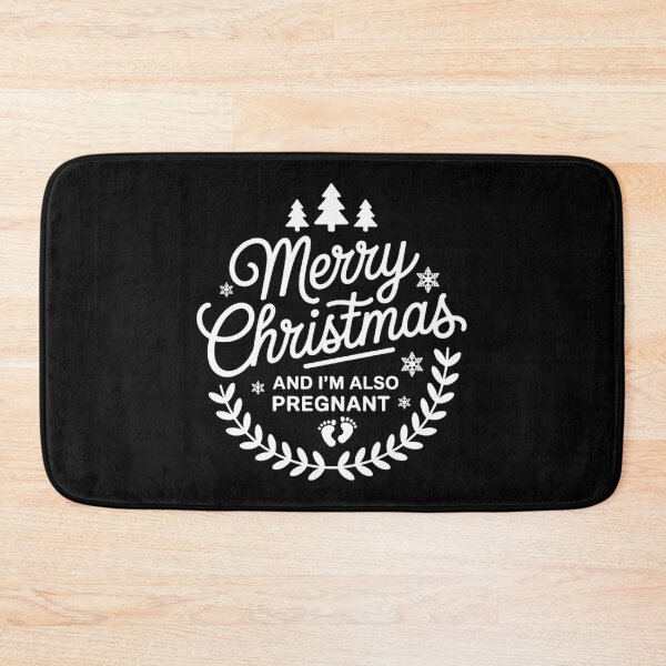 Item preview, Baby Announcement Xmas Merry Christmas Pregnant designed and sold by CookWorldLaughs.