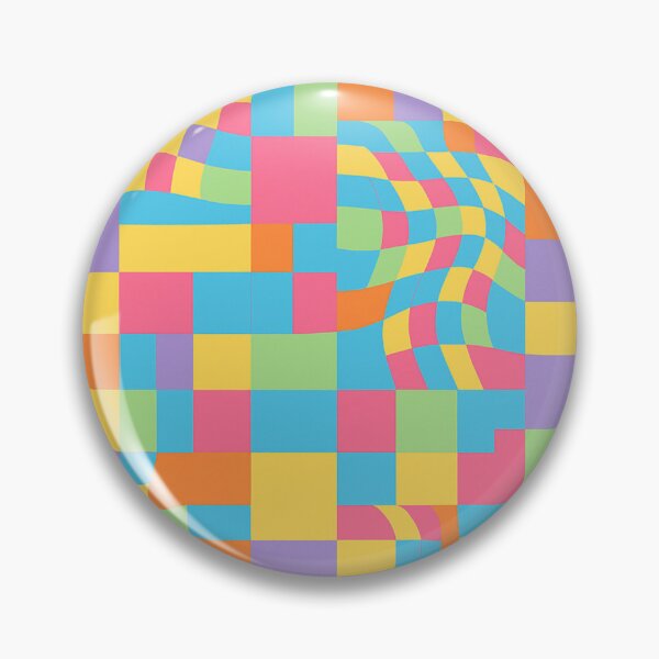 Item preview, Retro Wavy Checkered Blocks designed and sold by weirdfishes123.