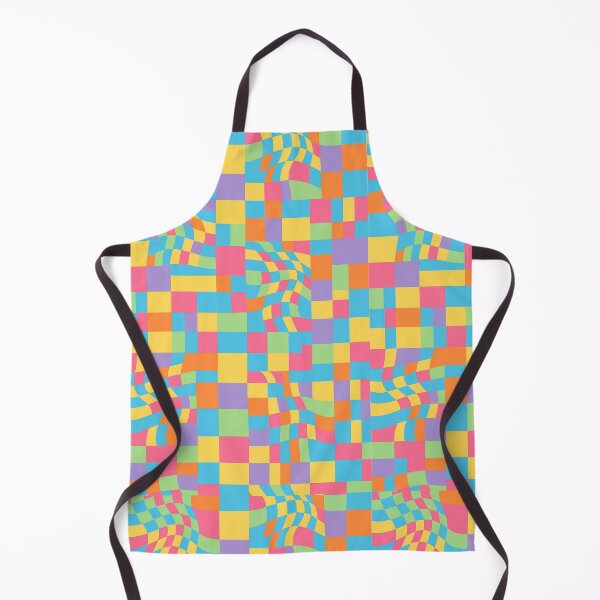 Item preview, Retro Wavy Checkered Blocks designed and sold by weirdfishes123.