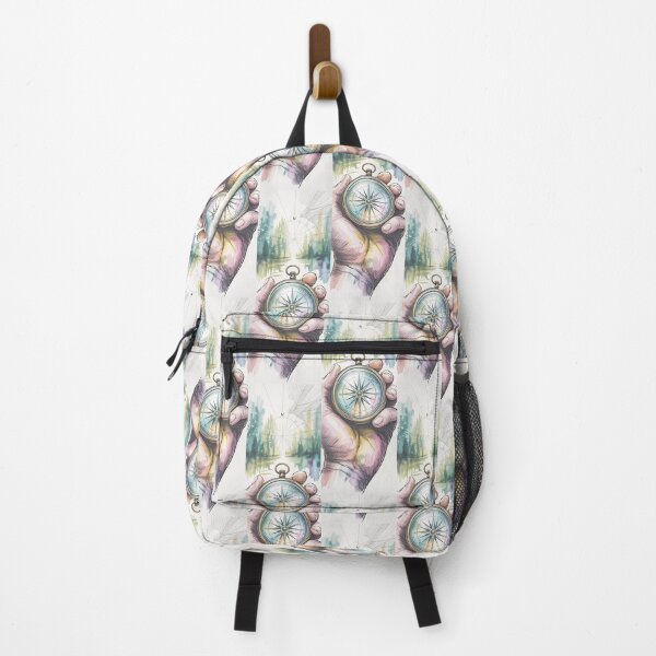 Item preview, Watercolor Compass Find Your Way Adventure By Merch, Limited Edition designed and sold by KILEYMARGSHOP.