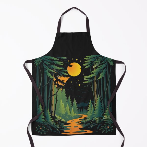 Item preview, Forest at night designed and sold by Sparkofart07.