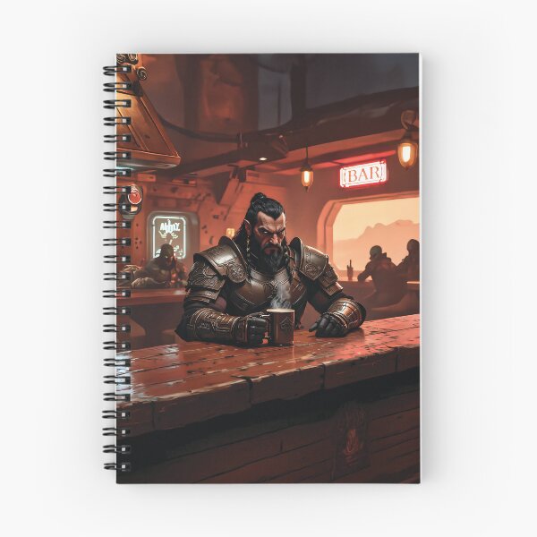 Item preview, A klingon warrior drinks coffee in a bar designed and sold by Marcu Ioachim.