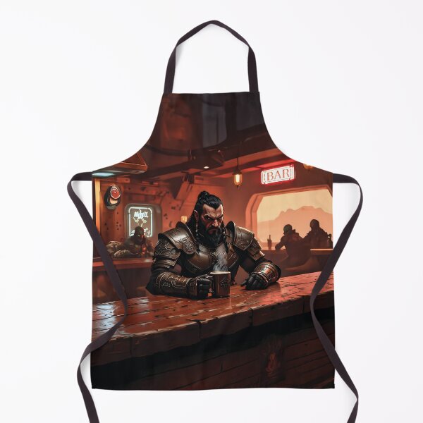 Item preview, A klingon warrior drinks coffee in a bar designed and sold by Marcu Ioachim.