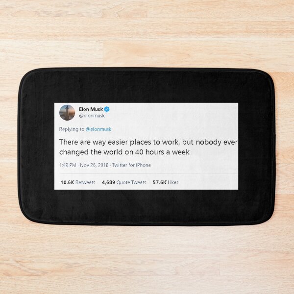 Item preview, Elon Musk Tweet designed and sold by GuadalupeSay.
