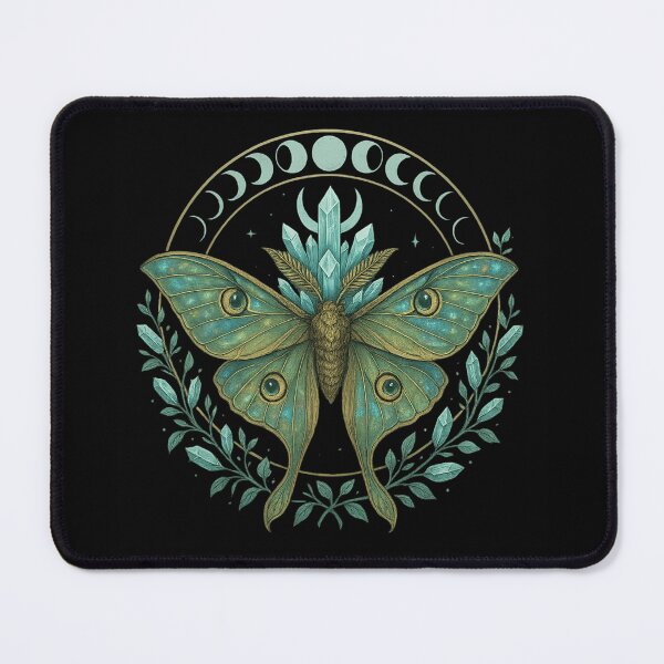 Item preview, Luna Moth Comfort Colors T-Shirt – Celestial Crystal Cottagecore designed and sold by POD DYNASTY.