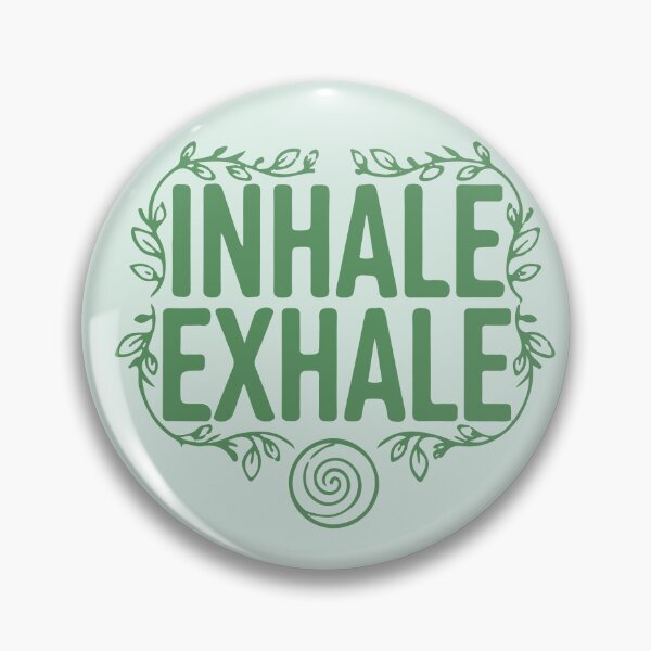 Item preview, Inhale Exhale Deep Breathing Relaxation Art designed and sold by cooljude.