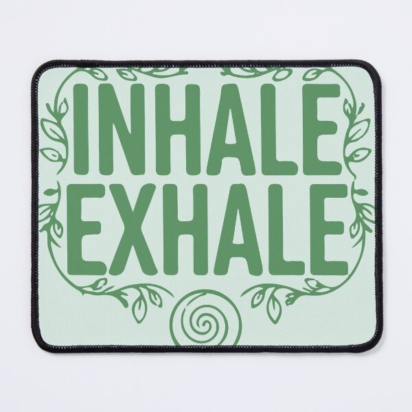 Item preview, Inhale Exhale Deep Breathing Relaxation Art designed and sold by cooljude.