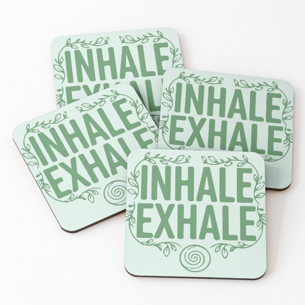 Item preview, Inhale Exhale Deep Breathing Relaxation Art designed and sold by cooljude.