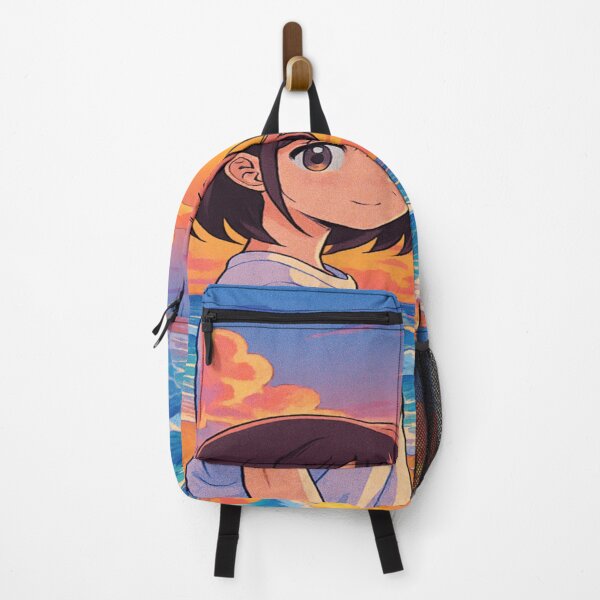 Item preview, Manga Beach — Sunset in Cel-Shaded Waves designed and sold by ZeMa-JA.
