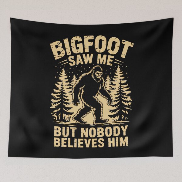 Item preview, Bigfoot Funny Sasquatch Humor Joke designed and sold by CookWorldLaughs.