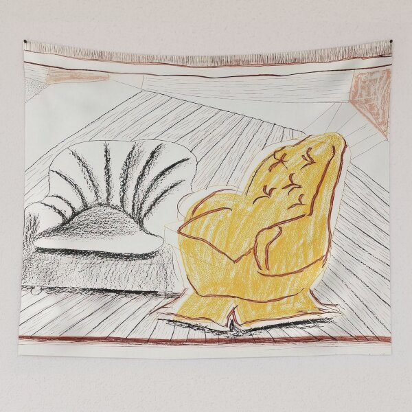 Item preview, Picture Of Two Chairs by David Hockney designed and sold by FEUVSD.