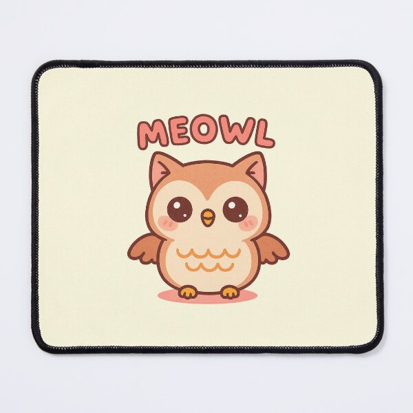 Item preview, Meowl designed and sold by LaughLine Design.