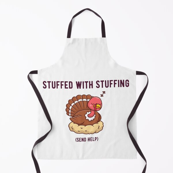 Item preview, Stuffed With Stuffing (Send Help) Funny Thanksgiving Turkey Design designed and sold by luckyhue.
