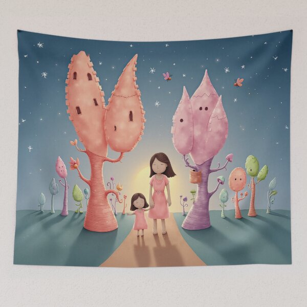 Item preview, Evening Walk in Whimsical Forest designed and sold by Whimsical Hug.
