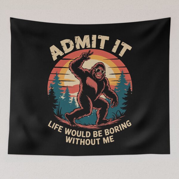 Item preview, Bigfoot Funny Sayings Cool designed and sold by DoorwayThreads.