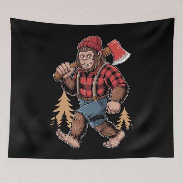 Item preview, Bigfoot Funny Woodworking Sasquatch Lovers designed and sold by DoorwayThreads.