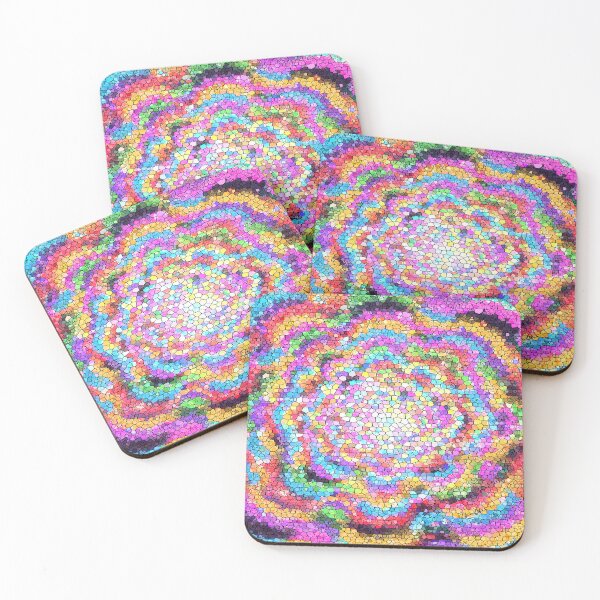 Item preview, Psychedelic Mosaic Vortex designed and sold by Hen-C-Art.