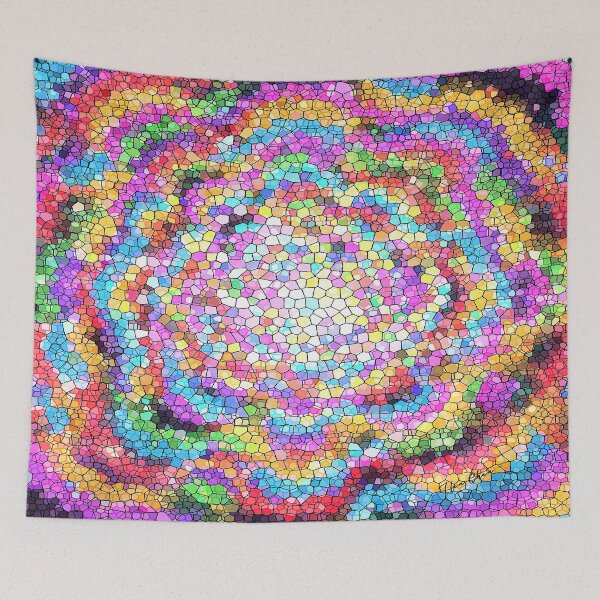 Item preview, Psychedelic Mosaic Vortex designed and sold by Hen-C-Art.