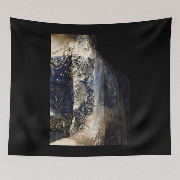 Item preview, Old Master Painting Closeup Of Antique Spanish Lace 	 	 designed and sold by anotptfo12.