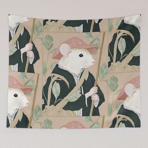 Item preview, The Whimsical Cottagecore Mice designed and sold by bapupa.