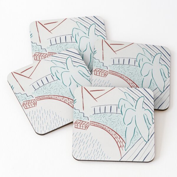 Item preview, My Pool And Terrace by David Hockney designed and sold by FEUVSD.