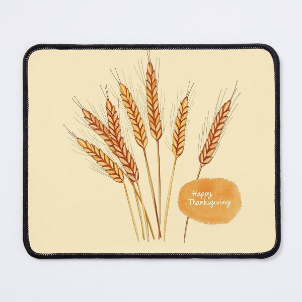 Item preview, Thanksgiving Wheat Illustration Pattern | Warm Pastel Colors designed and sold by UnhingedBird.