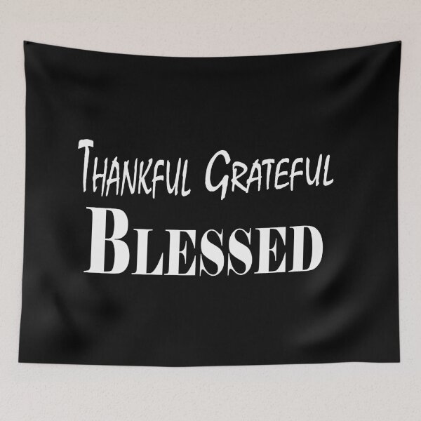 Item preview, Thankful. Grateful. Blessed. – Gratitude Quote Design designed and sold by ArtNestVerse.