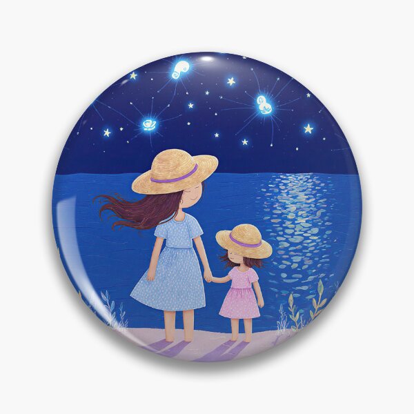 Artikelvorschau, Mondscheinspaziergang am Meer entworfen und verkauft von Whimsical Hug.