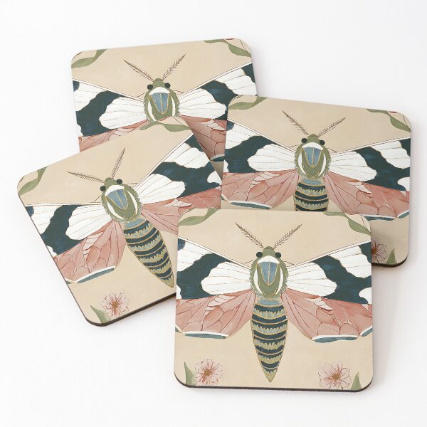 Item preview, Cozy Cottagecore Moth designed and sold by bapupa.