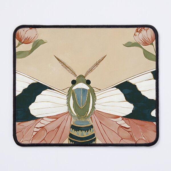 Item preview, Cozy Cottagecore Moth designed and sold by bapupa.
