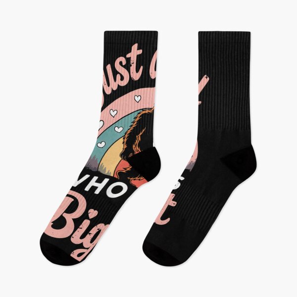 Item preview, Bigfoot Just A Girl Who Loves Sasquatch Funny  designed and sold by DoorwayThreads.