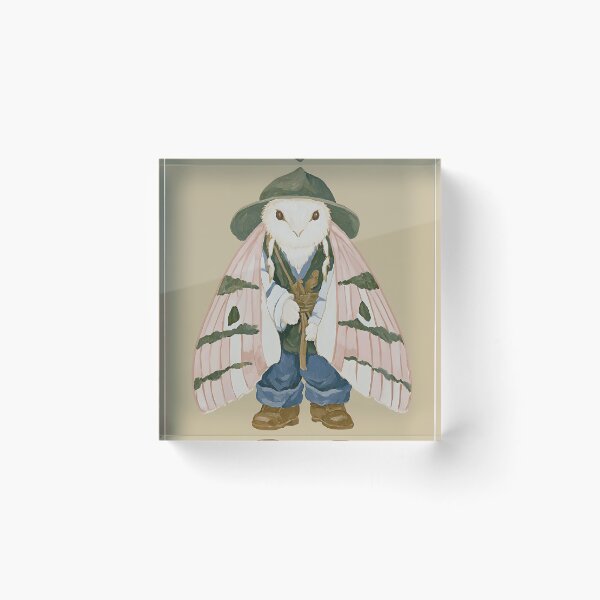 Item preview, Whimsical Cottagecore Moth designed and sold by bapupa.