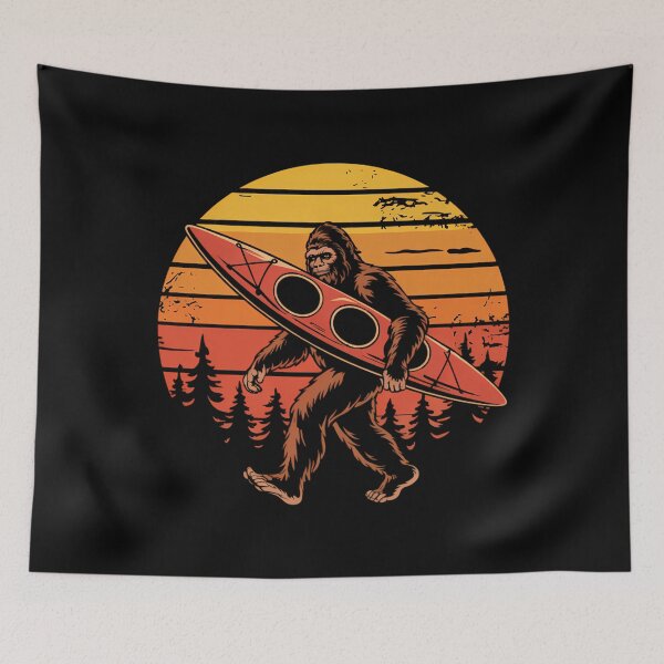 Item preview, Bigfoot Kayak Kayaking Lovers designed and sold by DoorwayThreads.